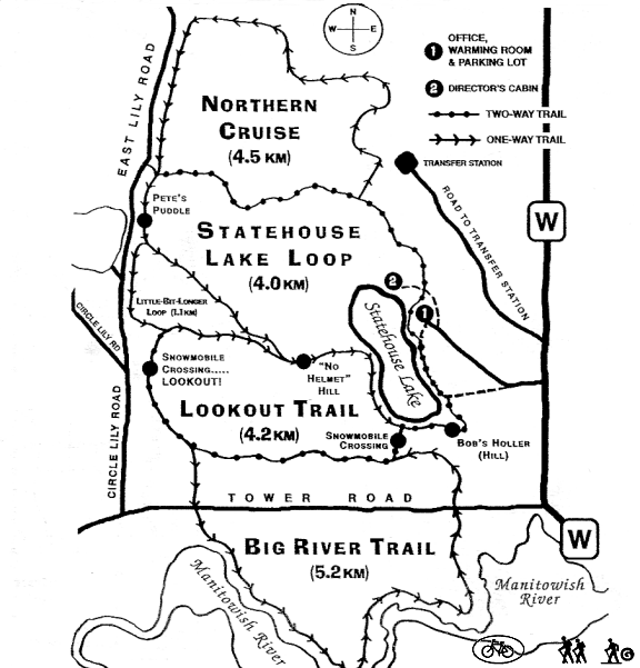 Manitowish Waters Wisconsin Area Biking, Cycling, Mountain Biking and Hiking